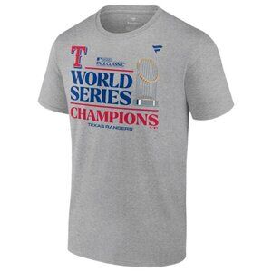 Fanatics Men's Texas Rangers 2023 World Series Champions Locker Room T-Shirt, Me